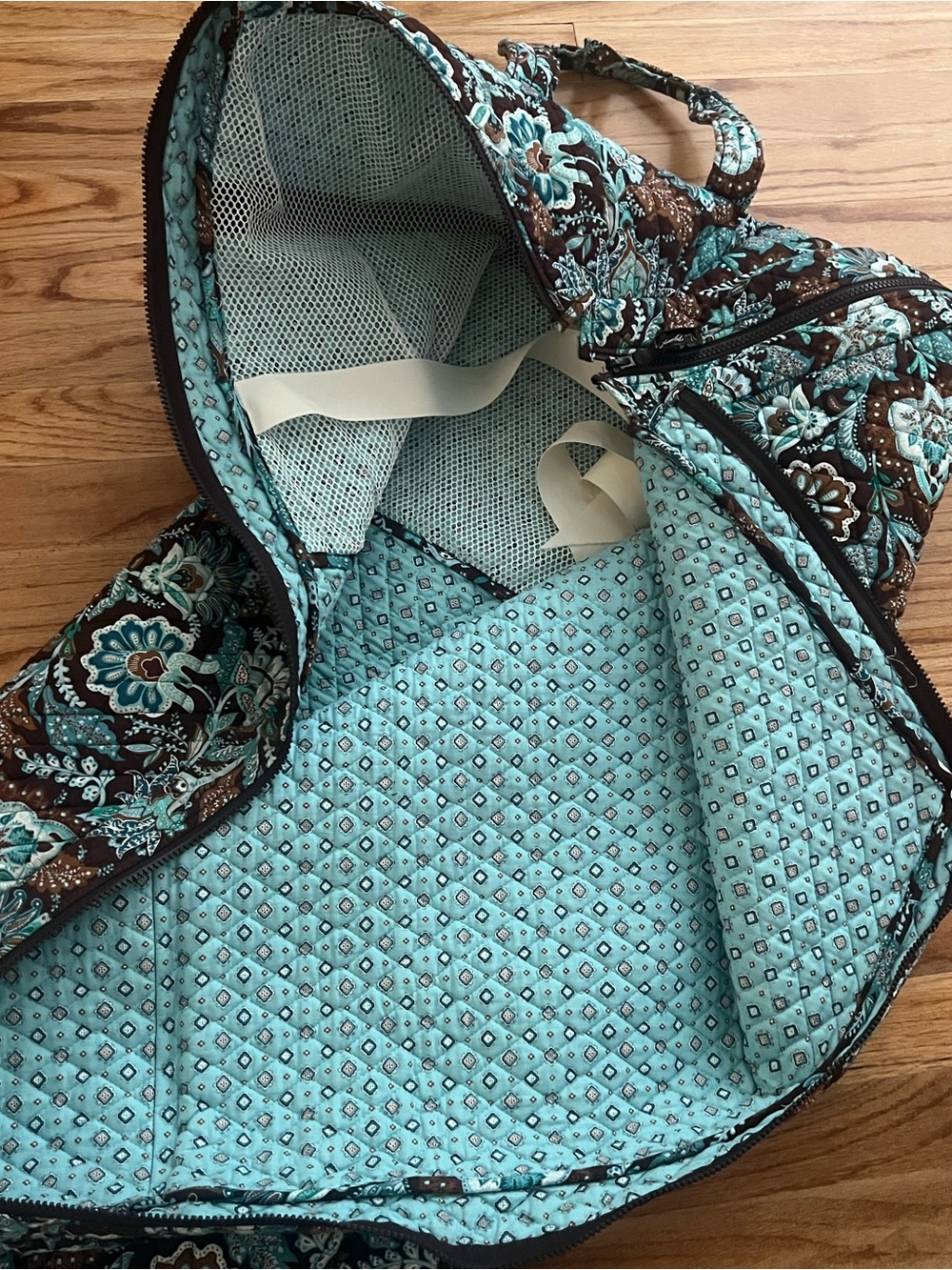 Vera Bradley Java Blue travel lot 5 piece set - Picture 12 of 15